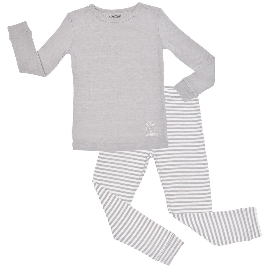 Woolino 2024 2 piece Pajamas - Woolino Pajamas - 2-3 Year Pajamas - 100% Merino Wool